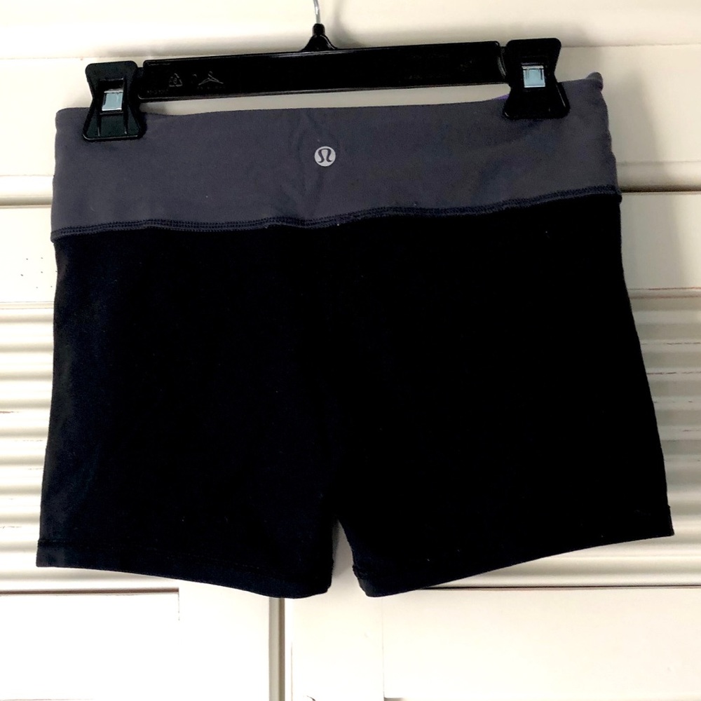 Lululemon Black & Grey Shorts